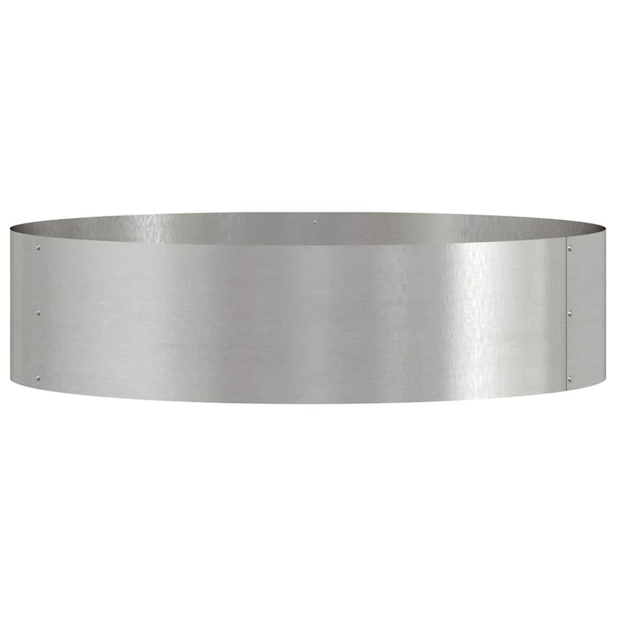 Plantenring 5 st Zilver 80 x 80 x 20 cm Roestvrij staal