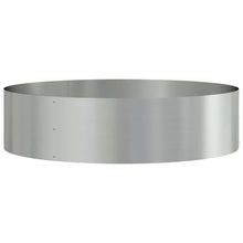 Tuin Bloempot Zilver 80 x 80 x 20 cm Gegalvaniseerd staal