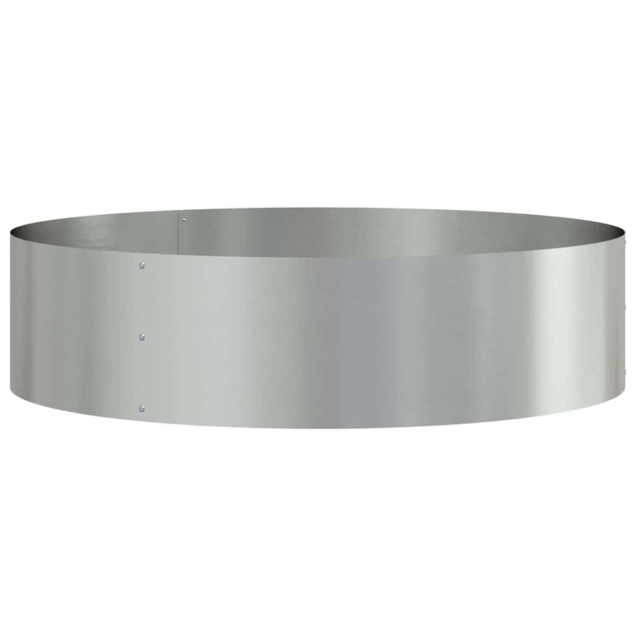 Plantenring 5 st Zilver 80 x 80 x 20 cm Gegalvaniseerd staal
