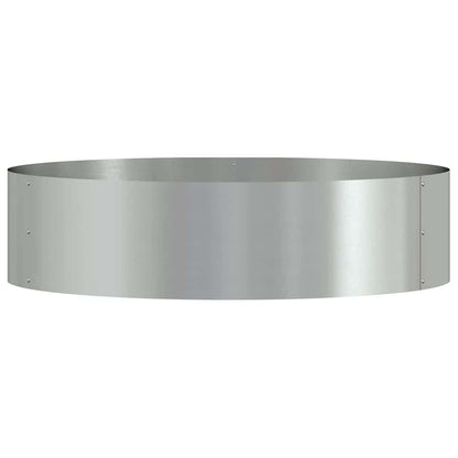 Plantenring 5 st Zilver 80 x 80 x 20 cm Gegalvaniseerd staal
