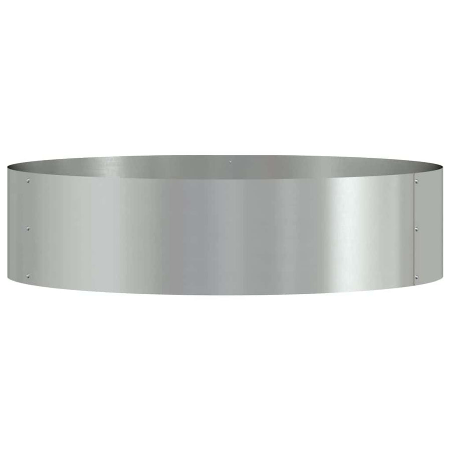 Plantenring 5 st Zilver 80 x 80 x 20 cm Gegalvaniseerd staal