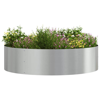 Plantenring 5 st Zilver 80 x 80 x 20 cm Gegalvaniseerd staal