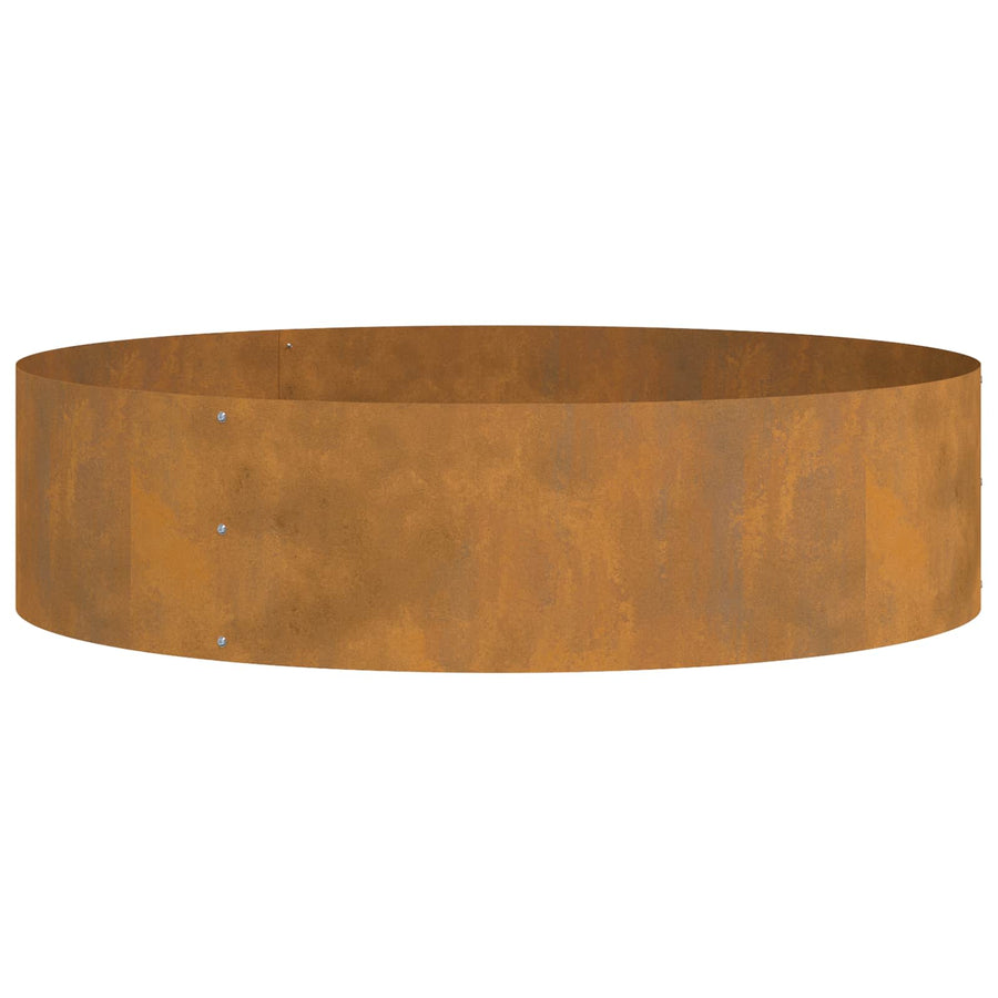 Plantenring Bruin 80 x 80 x 20 cm Cortenstaal
