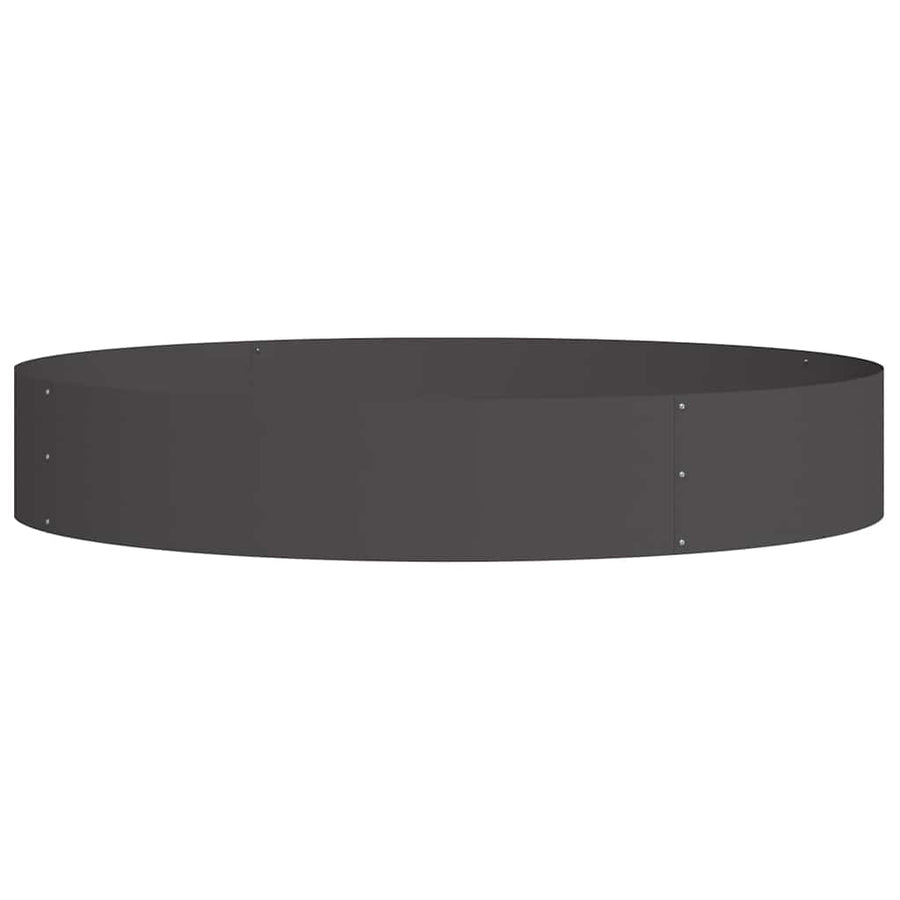 Plantenring 5 st Zwart 120 x 120 x 20 cm Koudgewalst staal