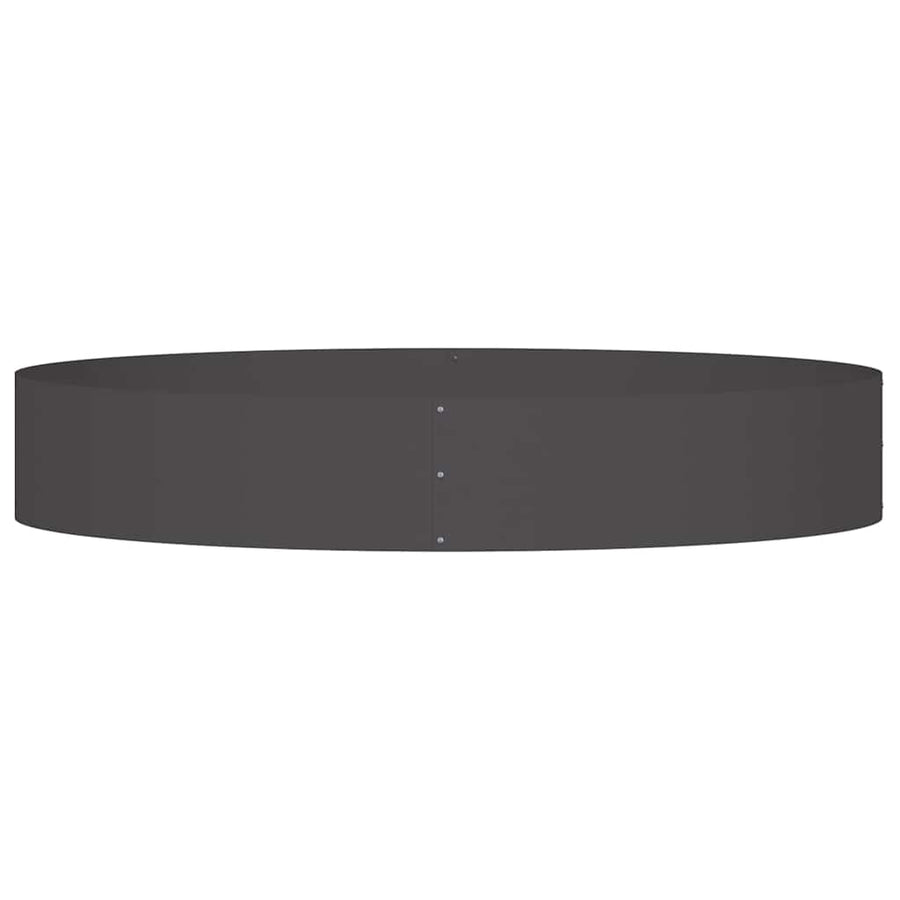 Plantenring 5 st Zwart 120 x 120 x 20 cm Koudgewalst staal