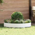Plant ring 5 pcs White 120 x 120 x 20 cm Cold-rolled steel