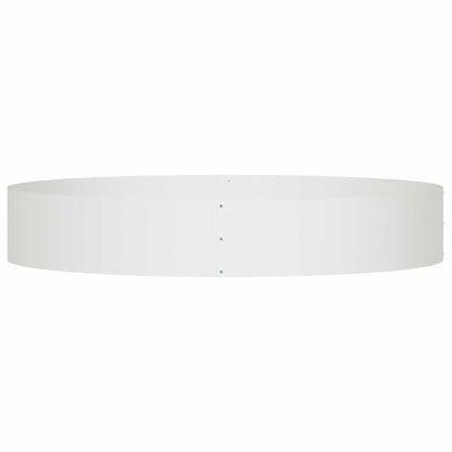 Plantenring 5 pcs Wit 120 x 120 x 20 cm Koudgewalst staal