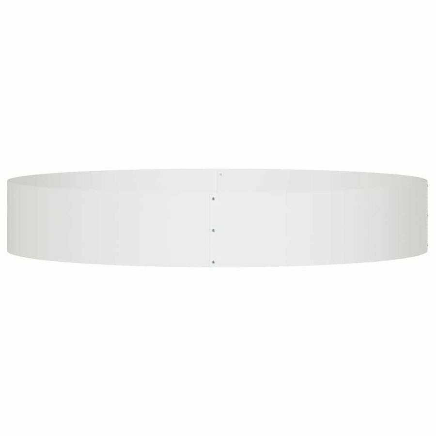 Plantenring 5 pcs Wit 120 x 120 x 20 cm Koudgewalst staal