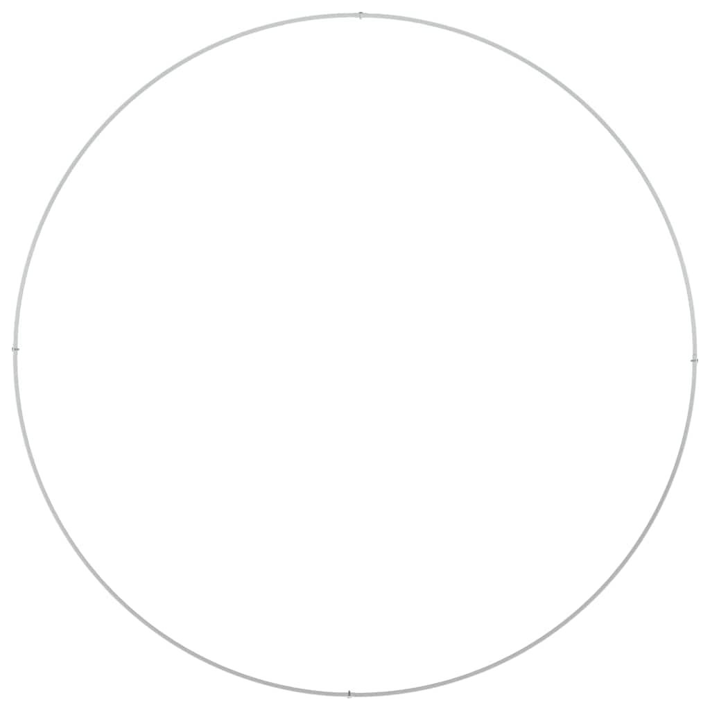 Plantenring 5 pcs Wit 120 x 120 x 20 cm Koudgewalst staal
