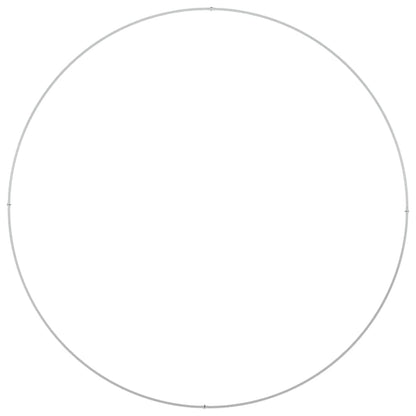 Plantenring 5 pcs Wit 120 x 120 x 20 cm Koudgewalst staal