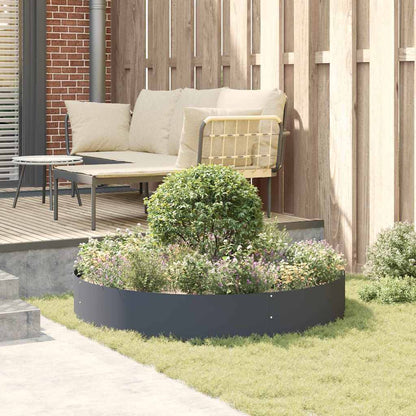 Tuin Bloempot Antraciet 120 x 120 x 20 cm Koudgewalst staal