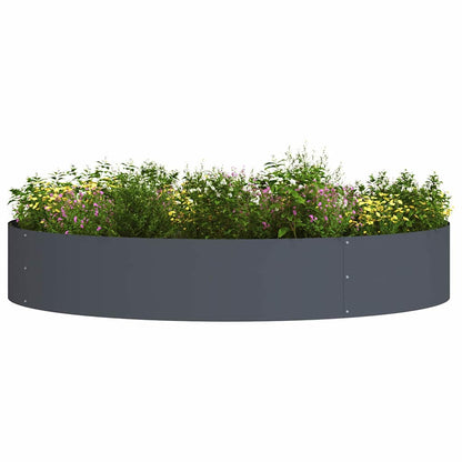 Tuin Bloempot Antraciet 120 x 120 x 20 cm Koudgewalst staal