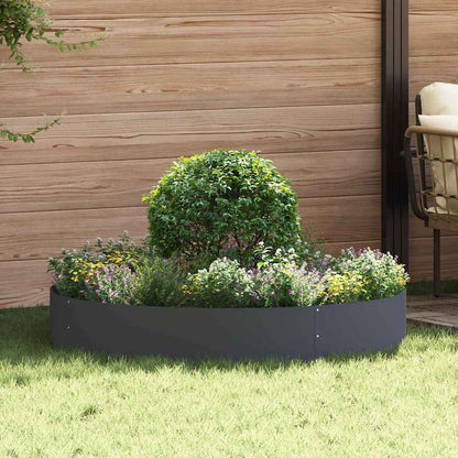Plantenring 5 pcs Antraciet 120 x 120 x 20 cm Koudgewalst staal