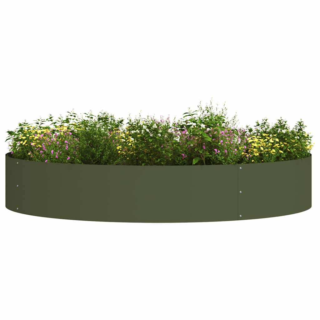 Plantenring 5 pcs Olijf Groen 120 x 120 x 20 cm