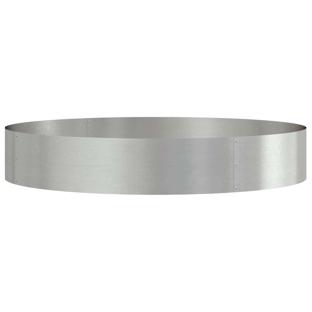 Plantenring 5 st Zilver 120 x 120 x 20 cm Roestvrij staal