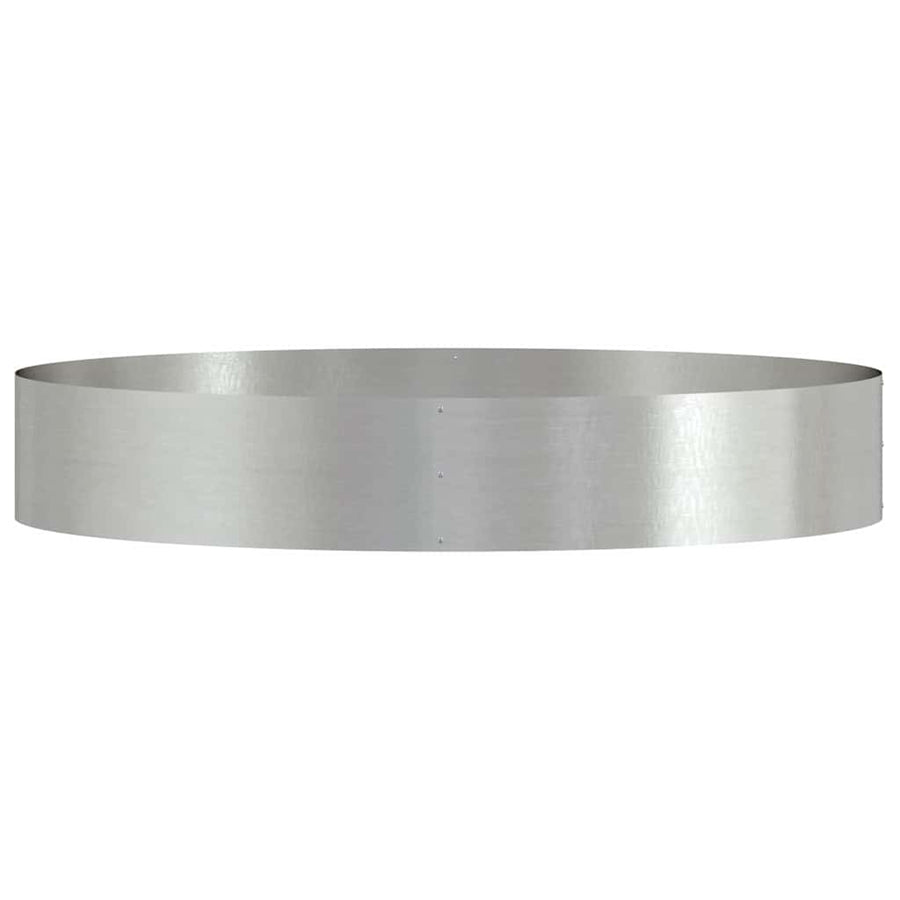 Plantenring 5 st Zilver 120 x 120 x 20 cm Roestvrij staal