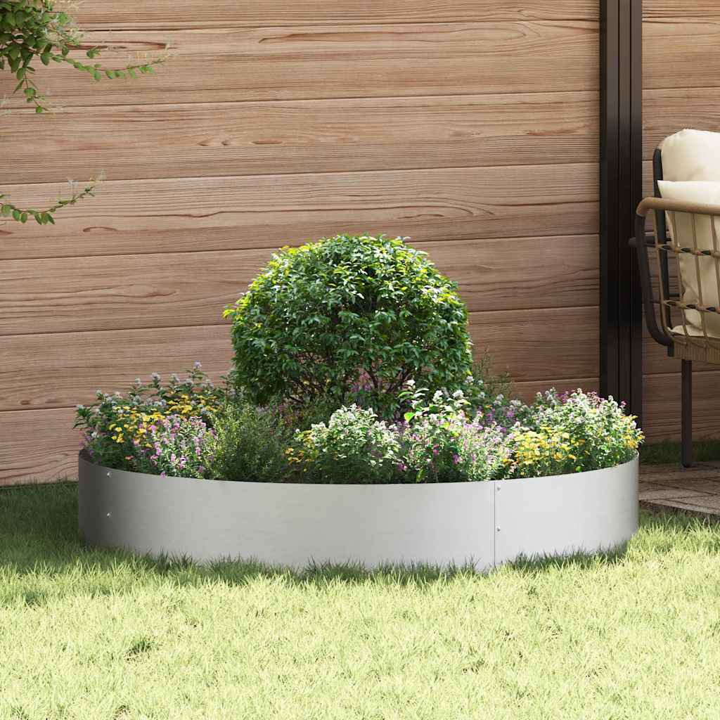 Plantenring Zilver 120 x 120 x 20 cm Gegalvaniseerd staal