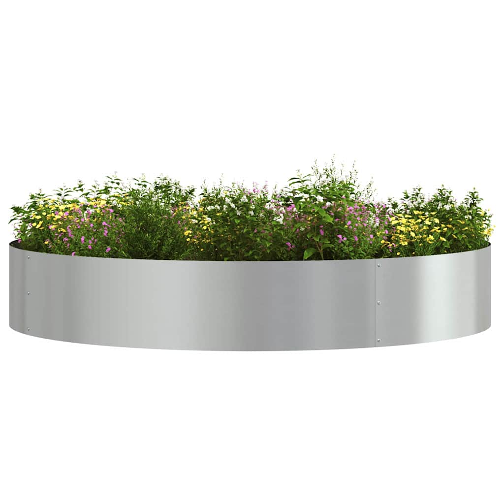 Plantenring Zilver 120 x 120 x 20 cm Gegalvaniseerd staal