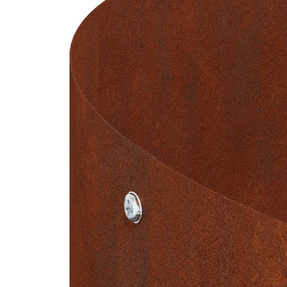 Plantenring 5 pcs Bruin 120 x 120 x 20 cm Cortenstaal