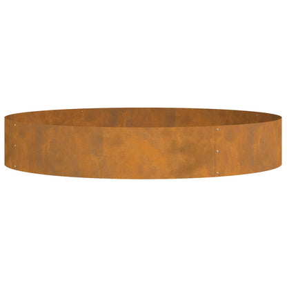 Plantenring 5 pcs Bruin 120 x 120 x 20 cm Cortenstaal
