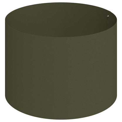 Tuin Bloempot Olijf Groen 90 x 90 x 20 cm Koudgewalst staal