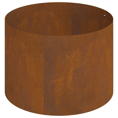 Tuin Bloempot Bruin 90 x 90 x 20 cm Cortenstaal
