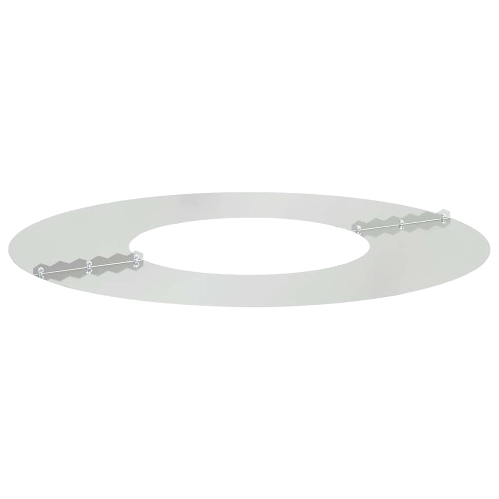 geschikt voor platte boomring Zilver Ø30 / 60 cm