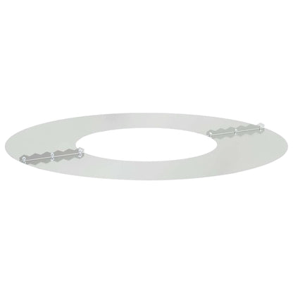 geschikt voor platte boomring Zilver Ø30 / 60 cm