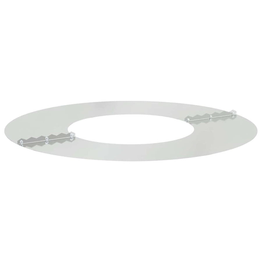 geschikt voor platte boomring Zilver Ø30 / 60 cm