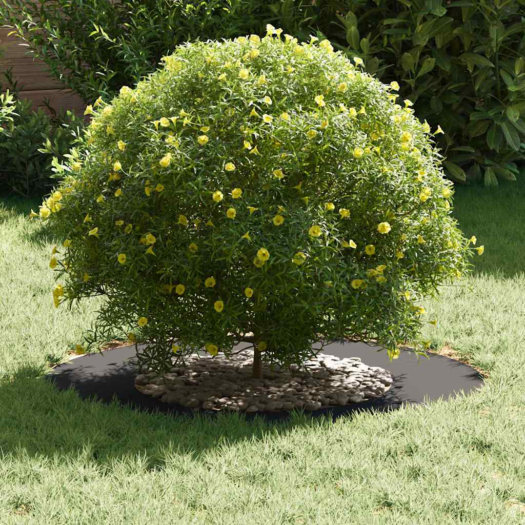 geschikt voor platte boomringen 5 pcs Zwart Ø40 / 70 cm Staal