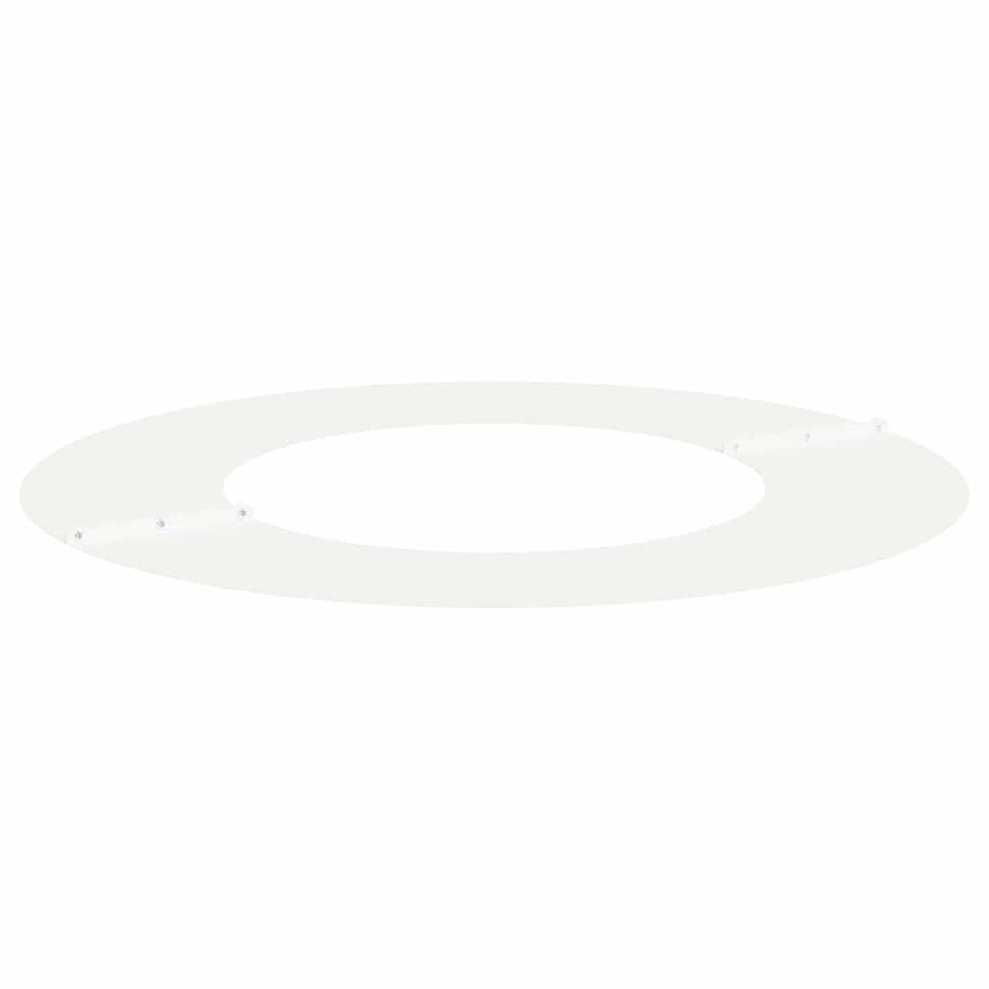 geschikt voor platte boomringen 5 pcs Wit Ø40 / 70 cm Staal