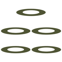 geschikt voor platte boomringen 5 pcs Olijfgroen Ø40 / 70 cm