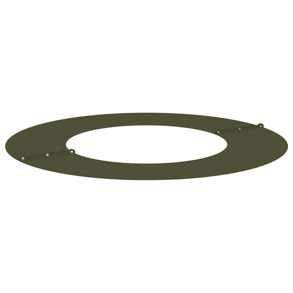 geschikt voor platte boomringen 5 pcs Olijfgroen Ø40 / 70 cm