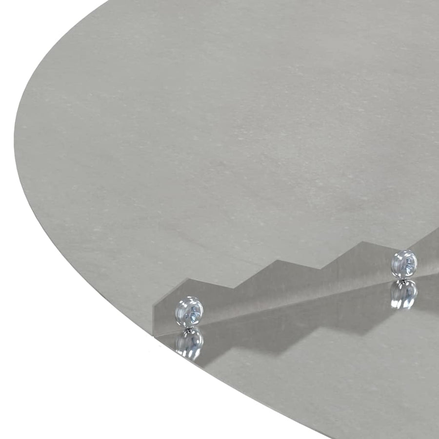 geschikt voor platte boomring Zilver Ø40 / 70 cm Roestvrij staal