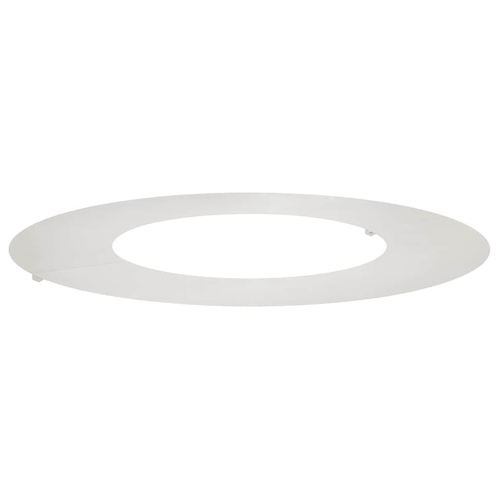 geschikt voor platte boomring Zilver Ø40 / 70 cm Roestvrij staal