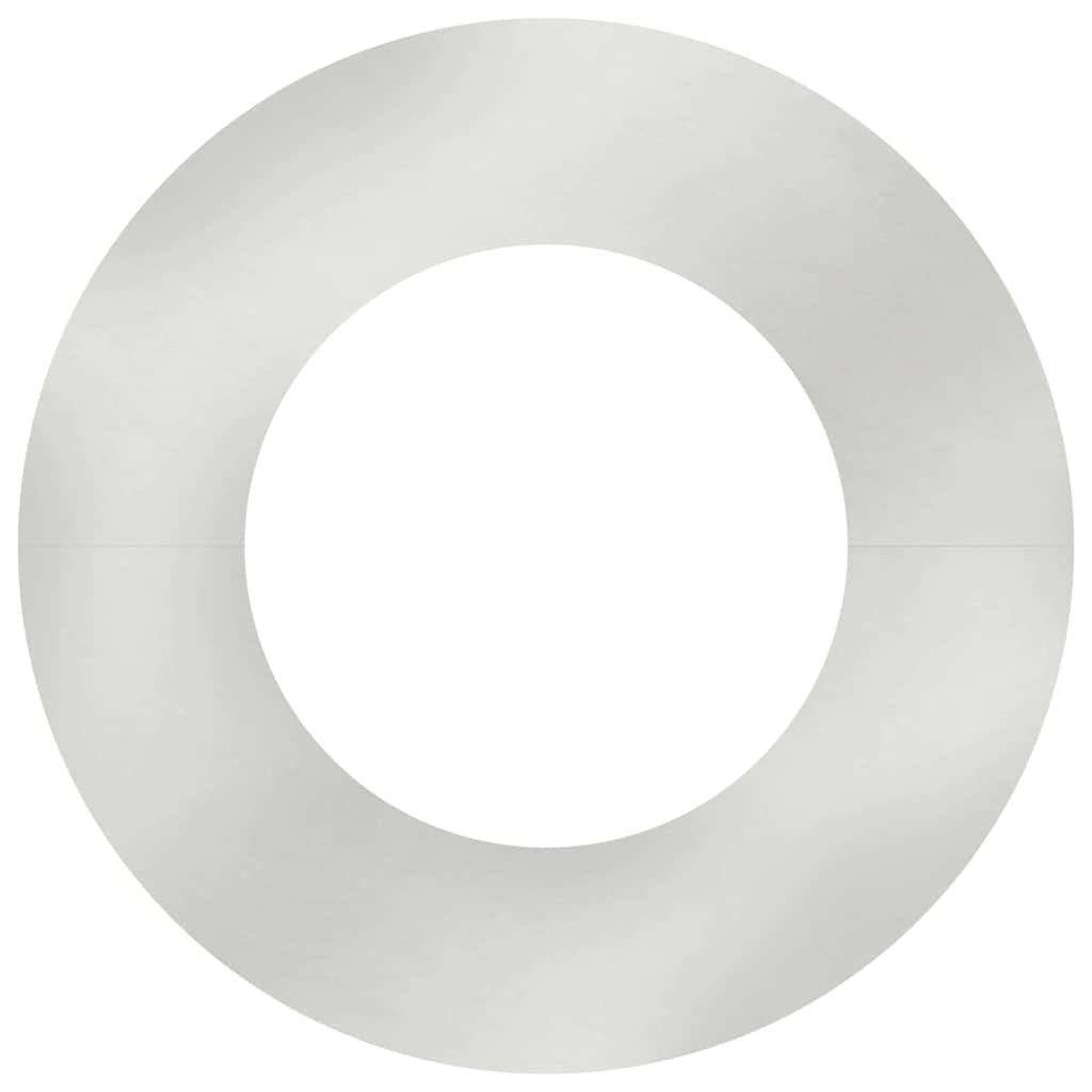 geschikt voor platte boomring Zilver Ø40 / 70 cm Roestvrij staal