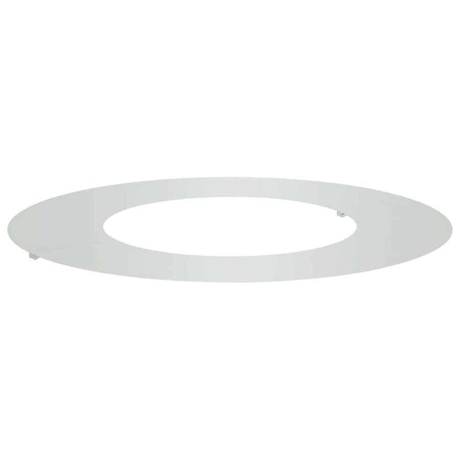 geschikt voor platte boomring Zilver Ø40 / 70 cm