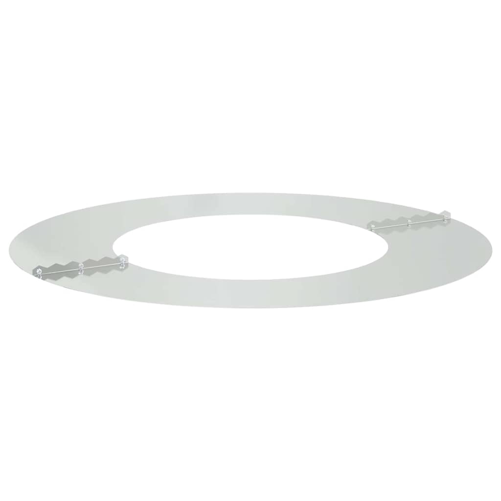 geschikt voor platte boomring Zilver Ø40 / 70 cm