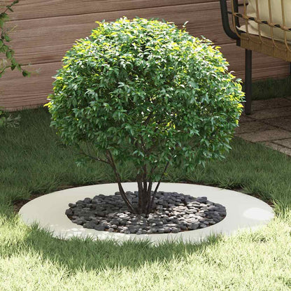geschikt voor platte boomringen 5 pcs Wit Ø50 / 80 cm Staal