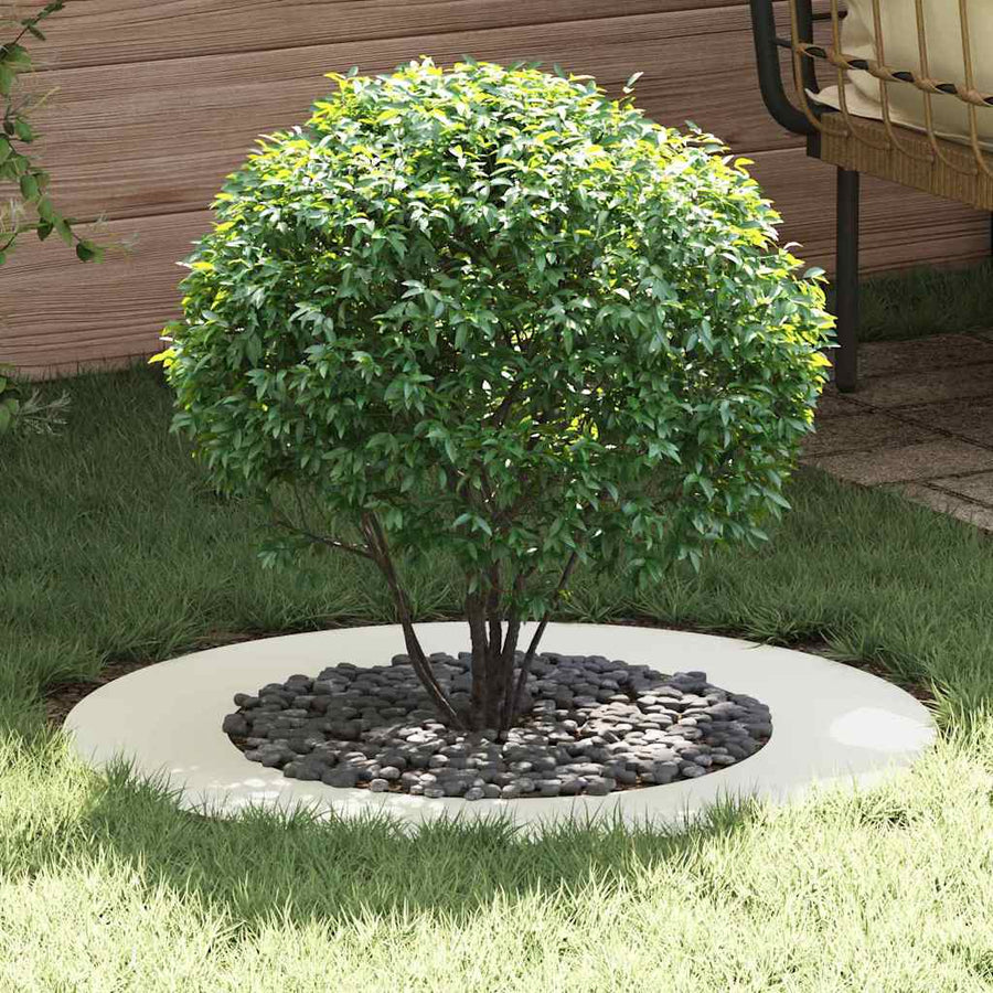 geschikt voor platte boomringen 5 pcs Wit Ø50 / 80 cm Staal