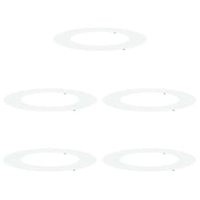 geschikt voor platte boomringen 5 pcs Wit Ø50 / 80 cm Staal