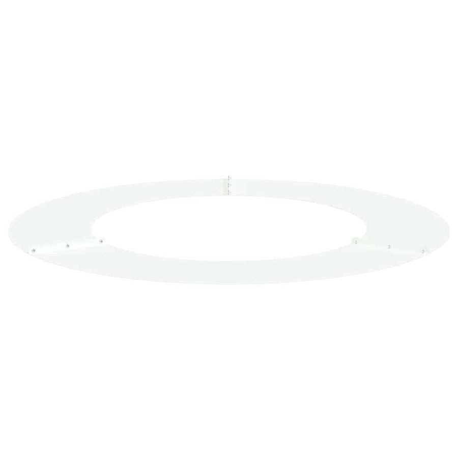 geschikt voor platte boomringen 5 pcs Wit Ø50 / 80 cm Staal