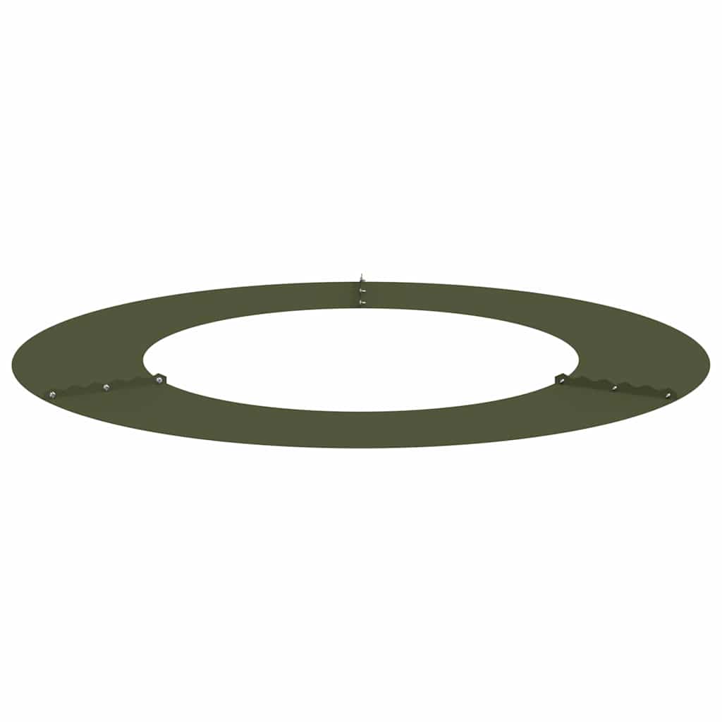 geschikt voor platte boomringen 5 pcs Olijfgroen Ø50 / 80 cm