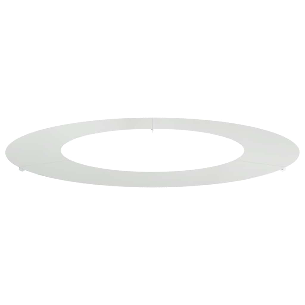 geschikt voor platte boomring Zilver Ø50 / 80 cm