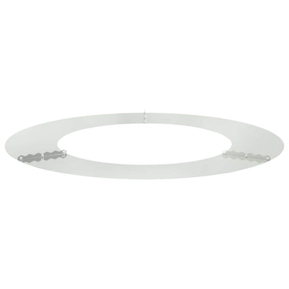 geschikt voor platte boomring Zilver Ø50 / 80 cm