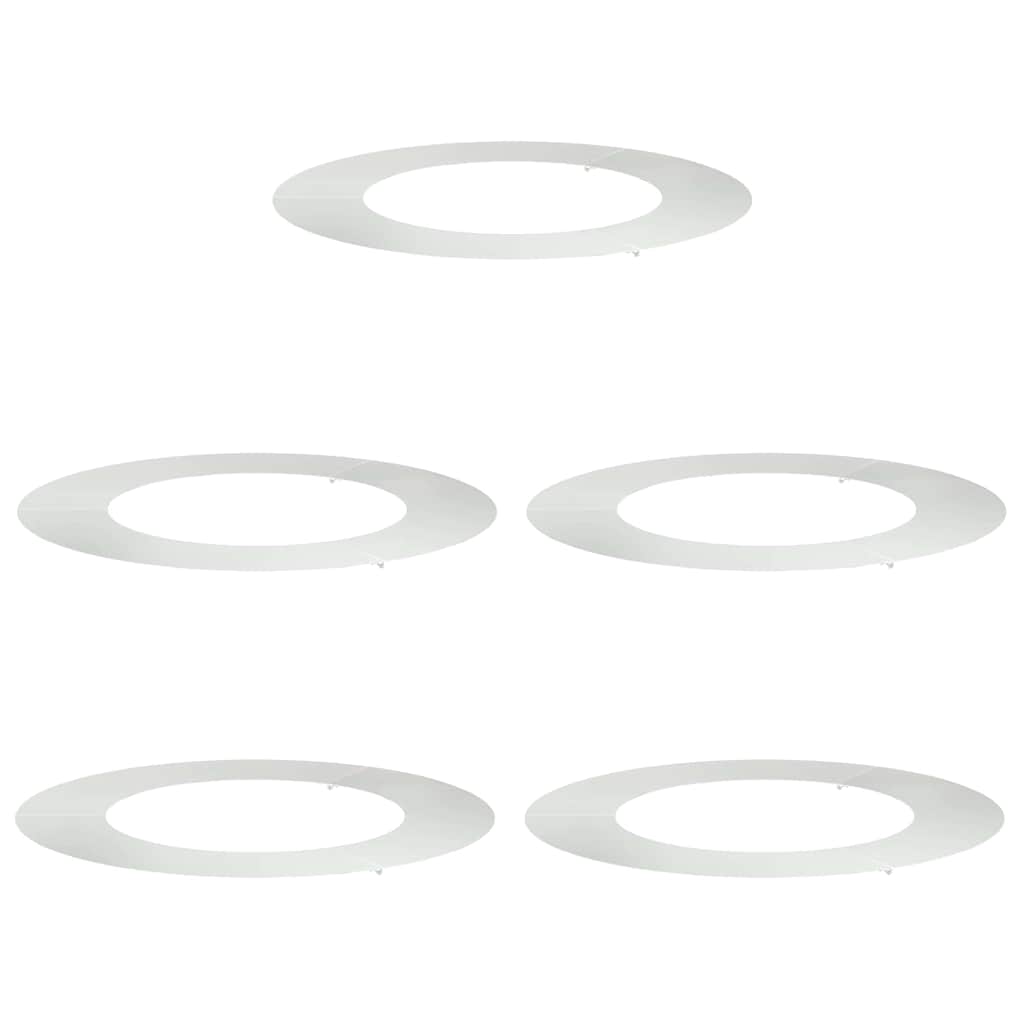 geschikt voor platte boomringen 5 pcs Zilver Ø50 / 80 cm