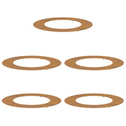 Boomringen cortenstaal bruin 5 stuks Ø50/80 cm
