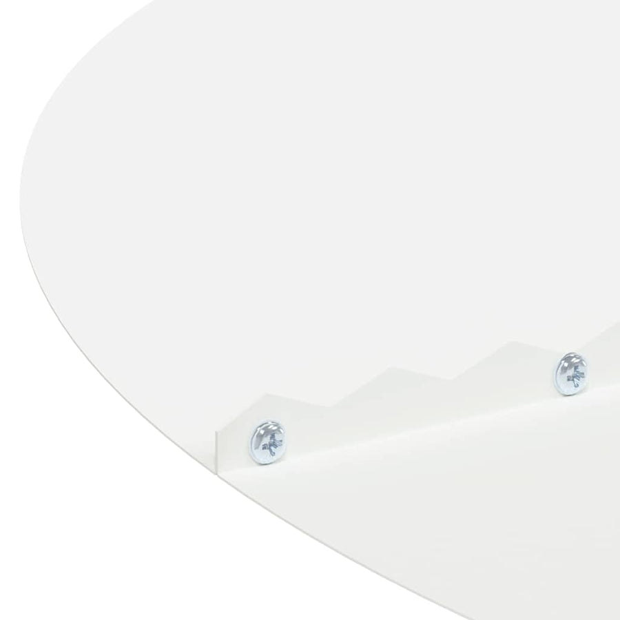 geschikt voor platte boomringen 5 pcs Wit Ø60 / 90 cm Staal
