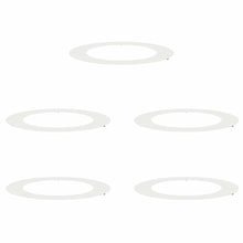geschikt voor platte boomringen 5 pcs Wit Ø60 / 90 cm Staal