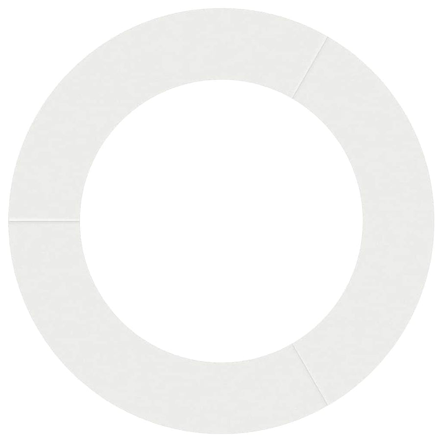 geschikt voor platte boomringen 5 pcs Wit Ø60 / 90 cm Staal